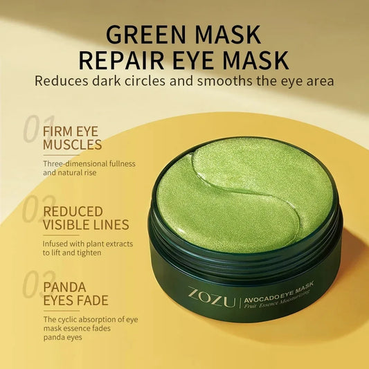 Gold Avocado Eye Patches